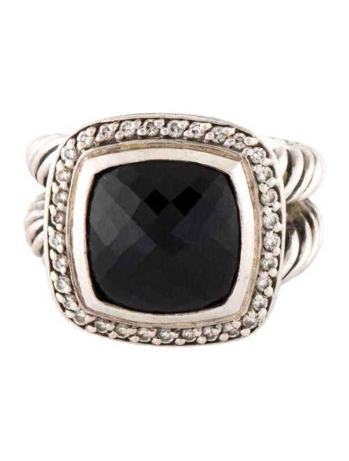 David Yurman Onyx & Diamond Albion Ring