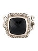 David Yurman Onyx & Diamond Albion Ring