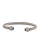 David Yurman Prasiolite & Diamond Classic Cable Cuff
