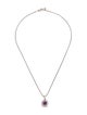 David Yurman Amethyst & Diamond Petite Albion Pendant Necklace