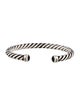 David Yurman Onyx Cable Cuff Bracelet