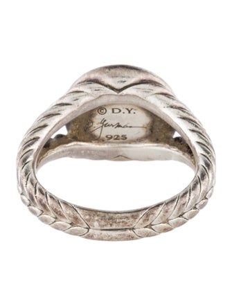 David Yurman Pearl & Diamond Cerise Cocktail Ring