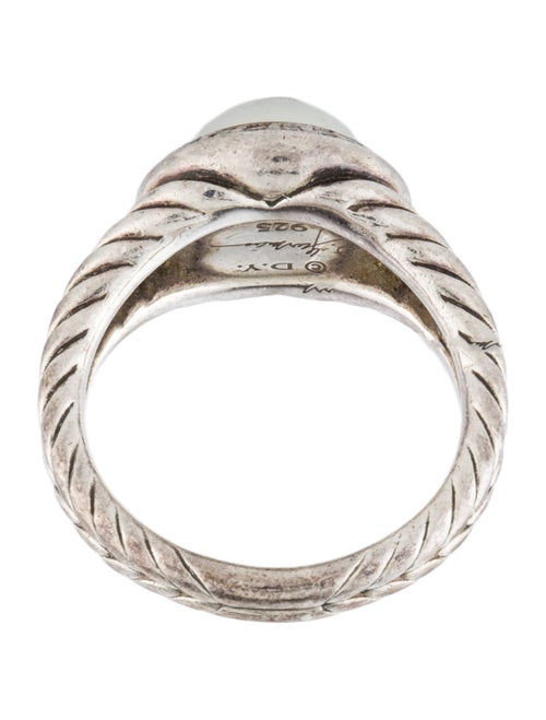 David Yurman Pearl & Diamond Cerise Cocktail Ring