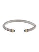 David Yurman Two-Tone Topaz Cuff Bracelet