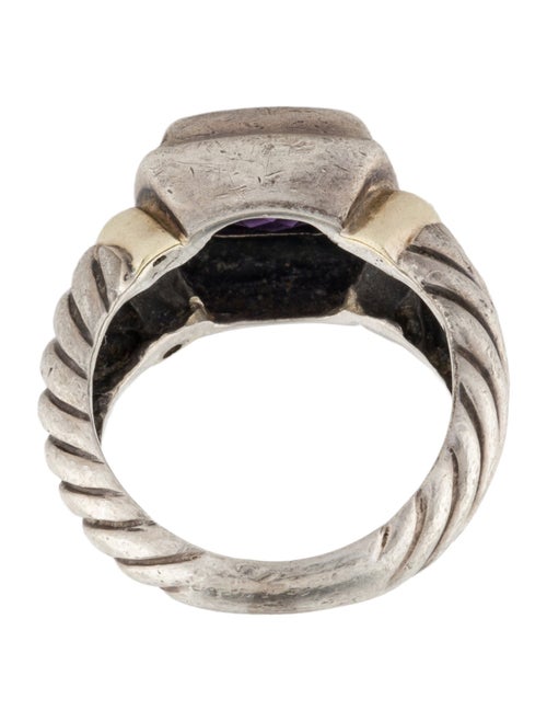 David Yurman Amethyst Cable Ring