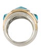 David Yurman Turquoise Bold Renaissance Wide Band