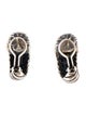 David Yurman Two-Tone Cable Shrimp Earclips