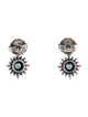 David Yurman Topaz Starburst Drop Earrings