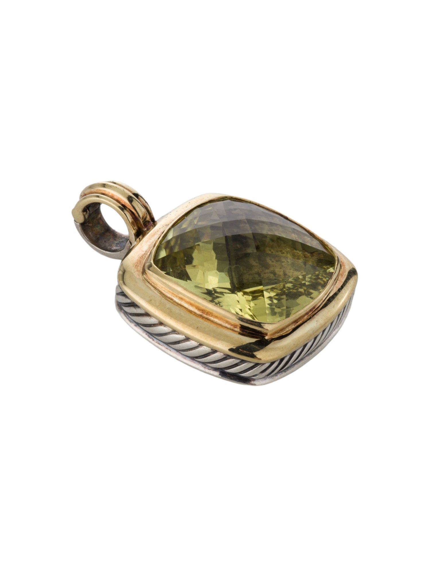 David Yurman Smoky Quartz Albion Pendant