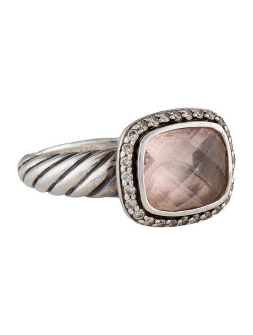 David Yurman Morganite & Diamond Noblesse Ring