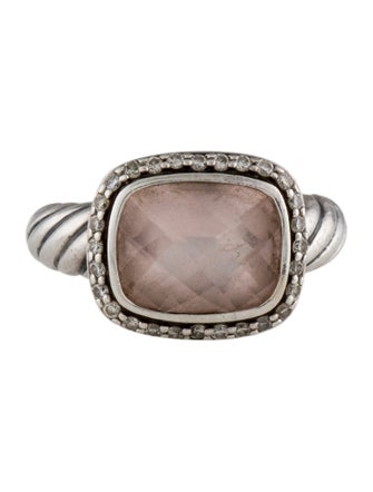 David Yurman Morganite & Diamond Noblesse Ring