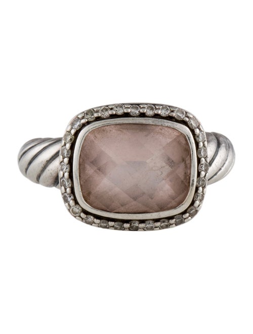 David Yurman Morganite & Diamond Noblesse Ring