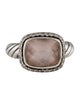 David Yurman Morganite & Diamond Noblesse Ring