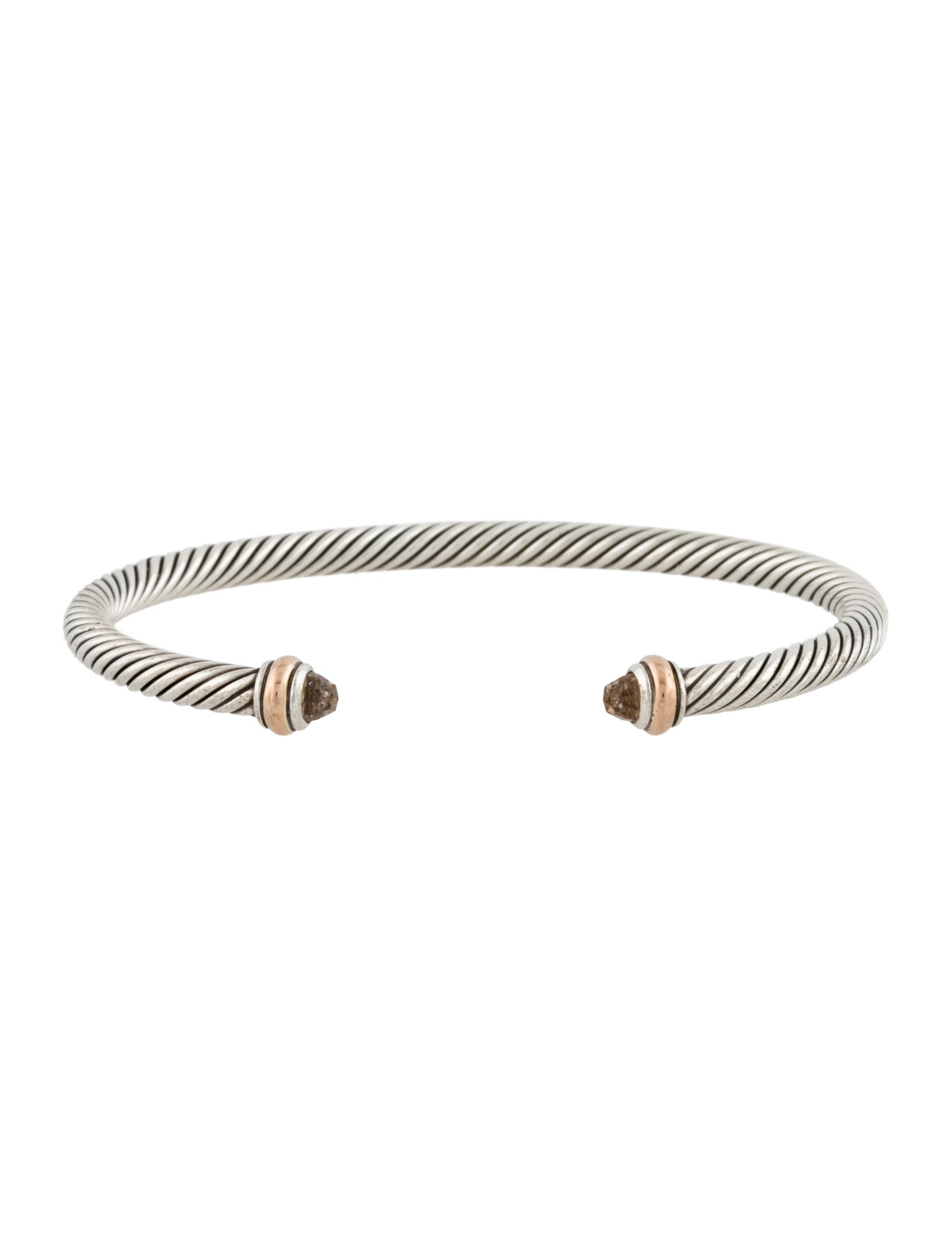 David Yurman Morganite Classic Cable Cuff