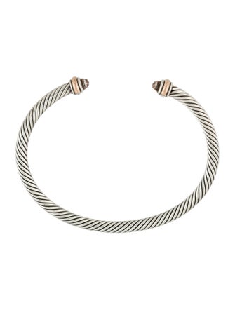 David Yurman Morganite Classic Cable Cuff