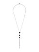 David Yurman Onyx & Diamond Châtelaine® Y Necklace