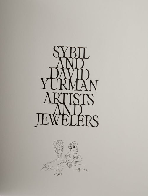 David Yurman Lookbook "Sybil and David Yurman: Artists and Jewelers" Book by Thierry-Maxime Loriot
