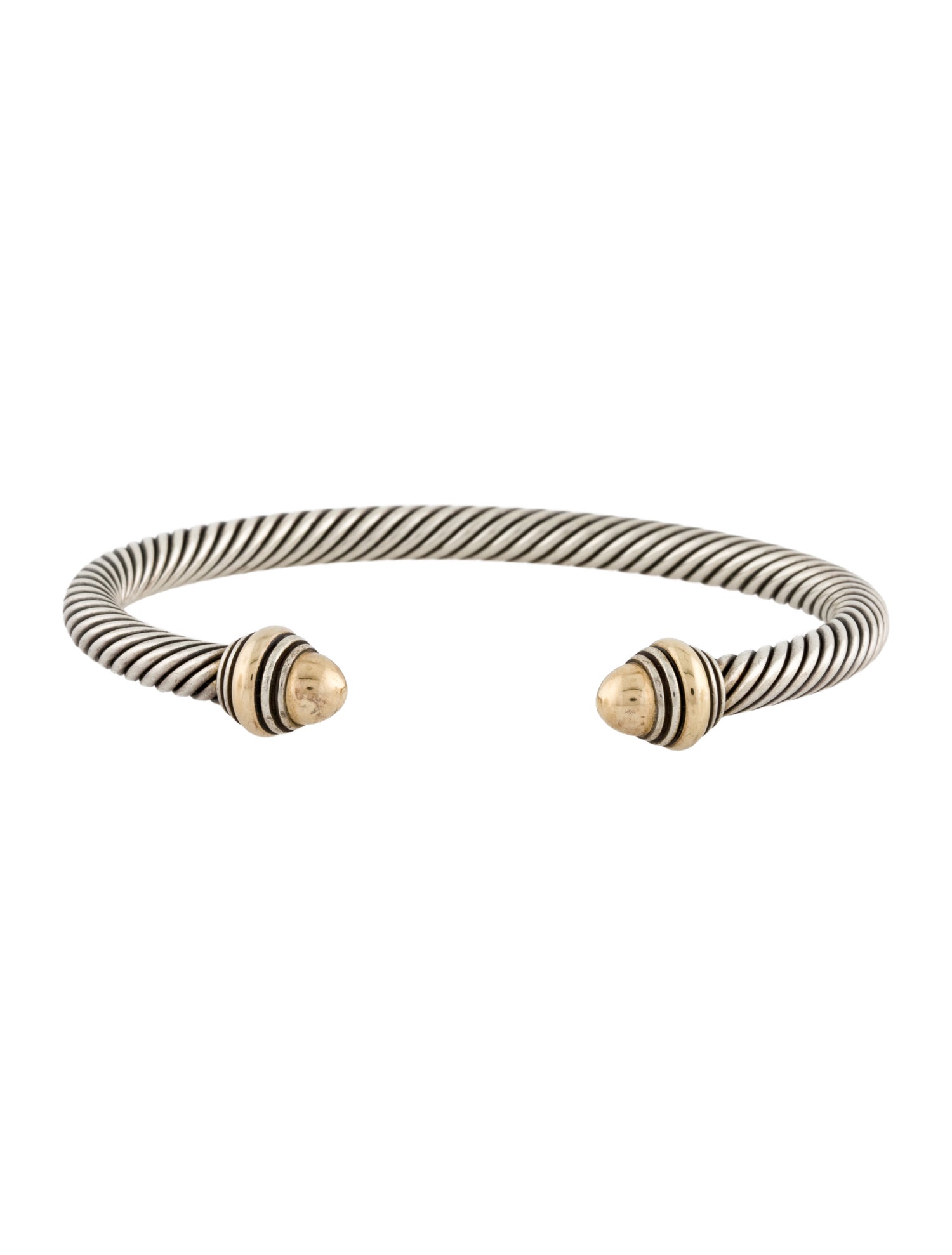 David Yurman Two-Tone Classic Cable Bracelet