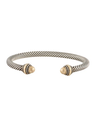 David Yurman Two-Tone Classic Cable Bracelet