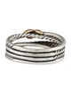David Yurman Two-Tone X Crossover Band