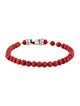 David Yurman Dyed Coral Spiritual Bead Bracelet