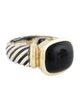 David Yurman Two-Tone Onyx Cocktail Ring