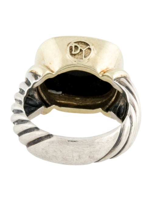 David Yurman Two-Tone Onyx Cocktail Ring