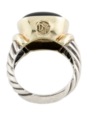 David Yurman Two-Tone Onyx Cocktail Ring