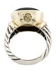 David Yurman Two-Tone Onyx Cocktail Ring