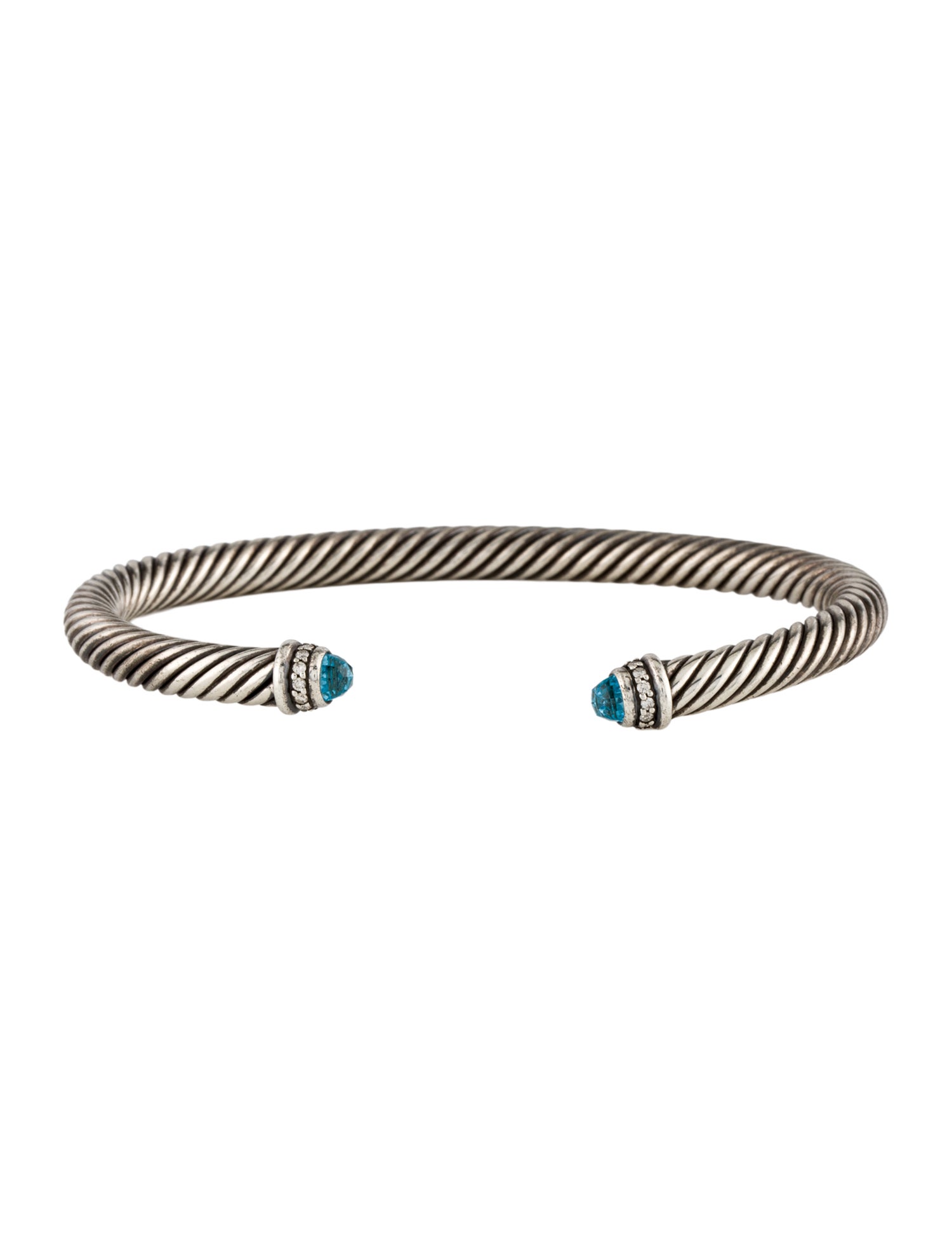 David Yurman Topaz Classic Cable Bracelet