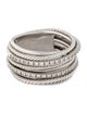 David Yurman Diamond Crossover Ring