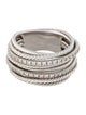 David Yurman Diamond Crossover Ring