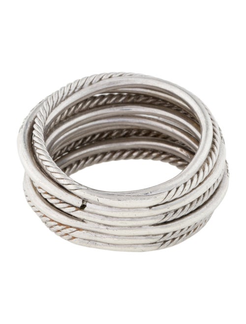 David Yurman Diamond Crossover Ring
