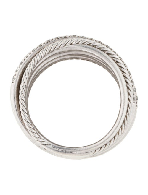 David Yurman Diamond Crossover Ring