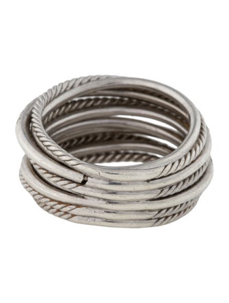 David Yurman Diamond Crossover Ring
