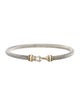 David Yurman Two-Tone Buckle Classic Cable Bracelet