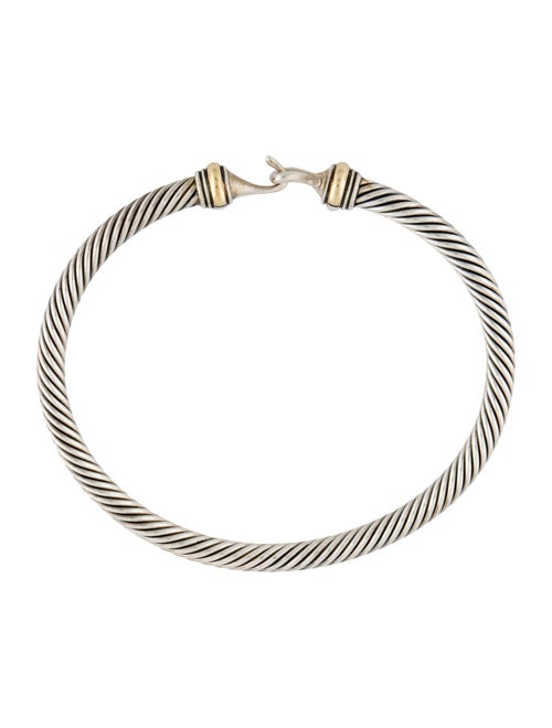 David Yurman Two-Tone Buckle Classic Cable Bracelet