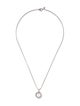 David Yurman Pearl & Diamond Pendant Necklace