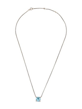 David Yurman Topaz Petite Chatelaine Pendant Necklace