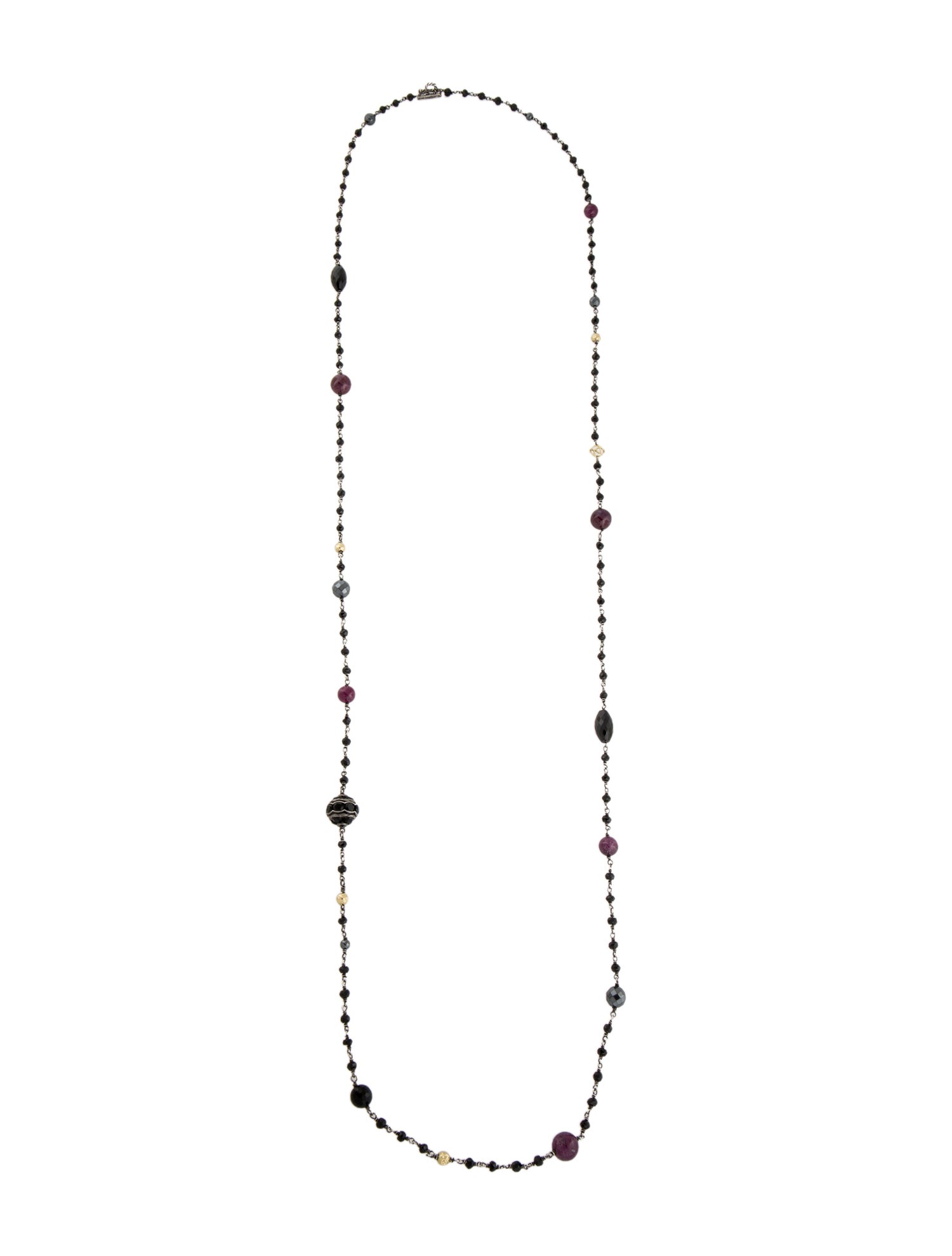David Yurman Two-Tone Multistone Bijoux Long Necklace