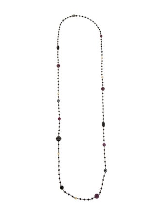 David Yurman Two-Tone Multistone Bijoux Long Necklace