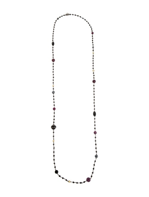 David Yurman Two-Tone Multistone Bijoux Long Necklace