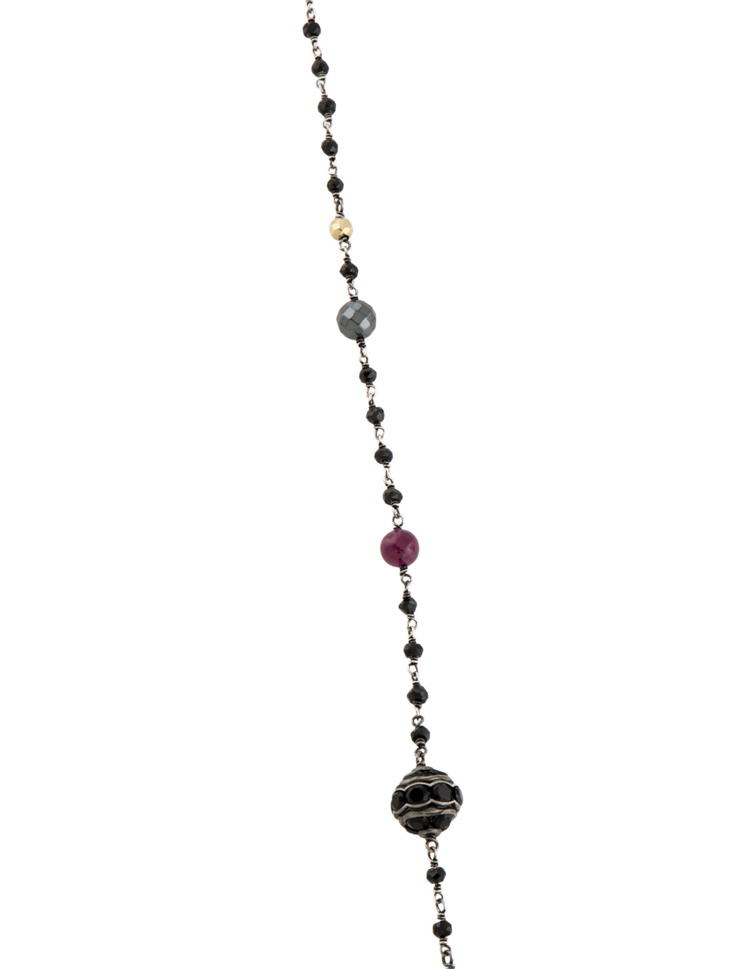 David Yurman Two-Tone Multistone Bijoux Long Necklace