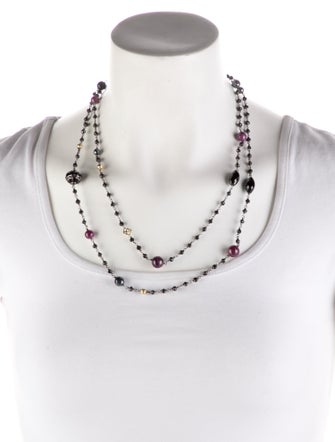 David Yurman Two-Tone Multistone Bijoux Long Necklace