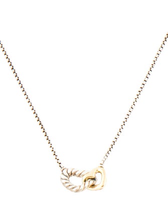 David Yurman Interlocking Heart Necklace