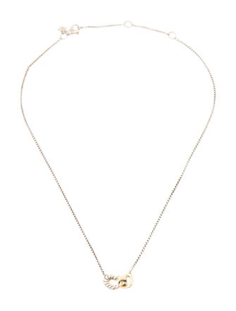 David Yurman Interlocking Heart Necklace