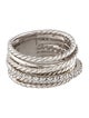 David Yurman Diamond Crossover Ring