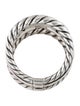 David Yurman Two-Tone Wellesley Link Three-Row Ring