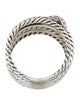 David Yurman Diamond Double X Crossover Ring