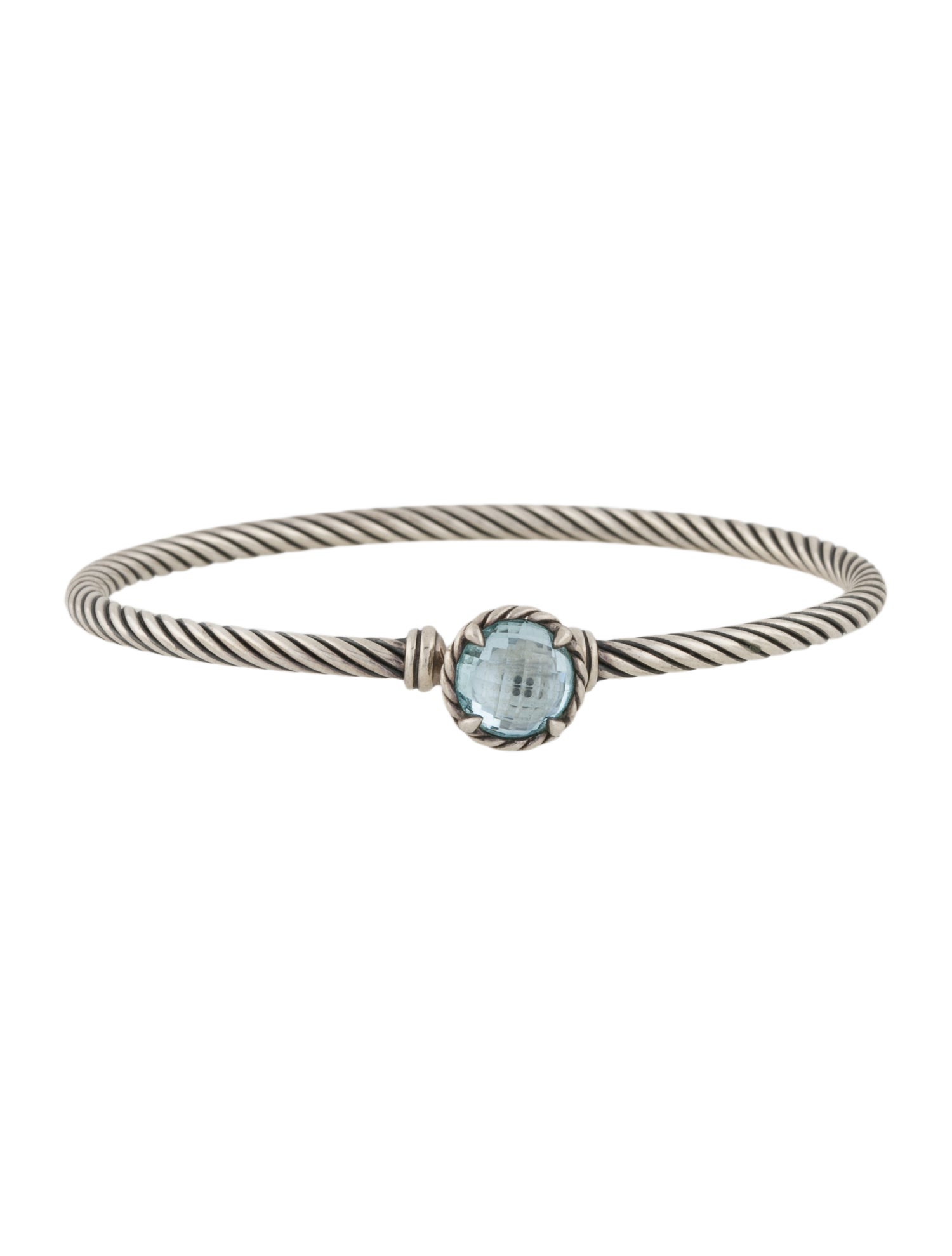 David Yurman Topaz Petit Châtelaine Bangle Bracelet